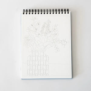 Floral Watercoloring Book