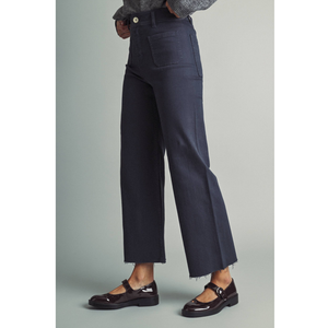 Straight Wide Leg Pants With Front Pocket