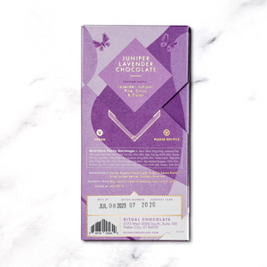 Juniper Lavender Chocolate Bar 70%