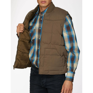 Men's Canvas Quilted Sleeveless Vest