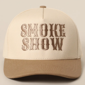 Smoke Show Embroidery Baseball Cap
