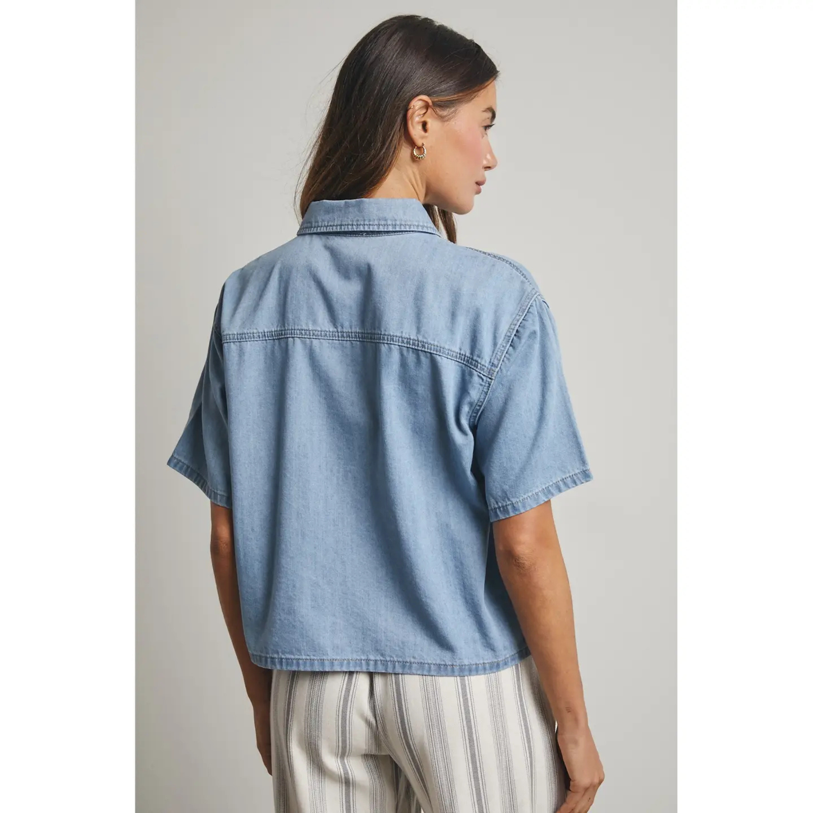 Cotton Denim Shirt