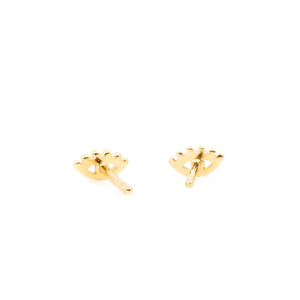 Evil Eye Stud Earring in Gold