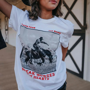 Break Horses Not Hearts Graphic Tee