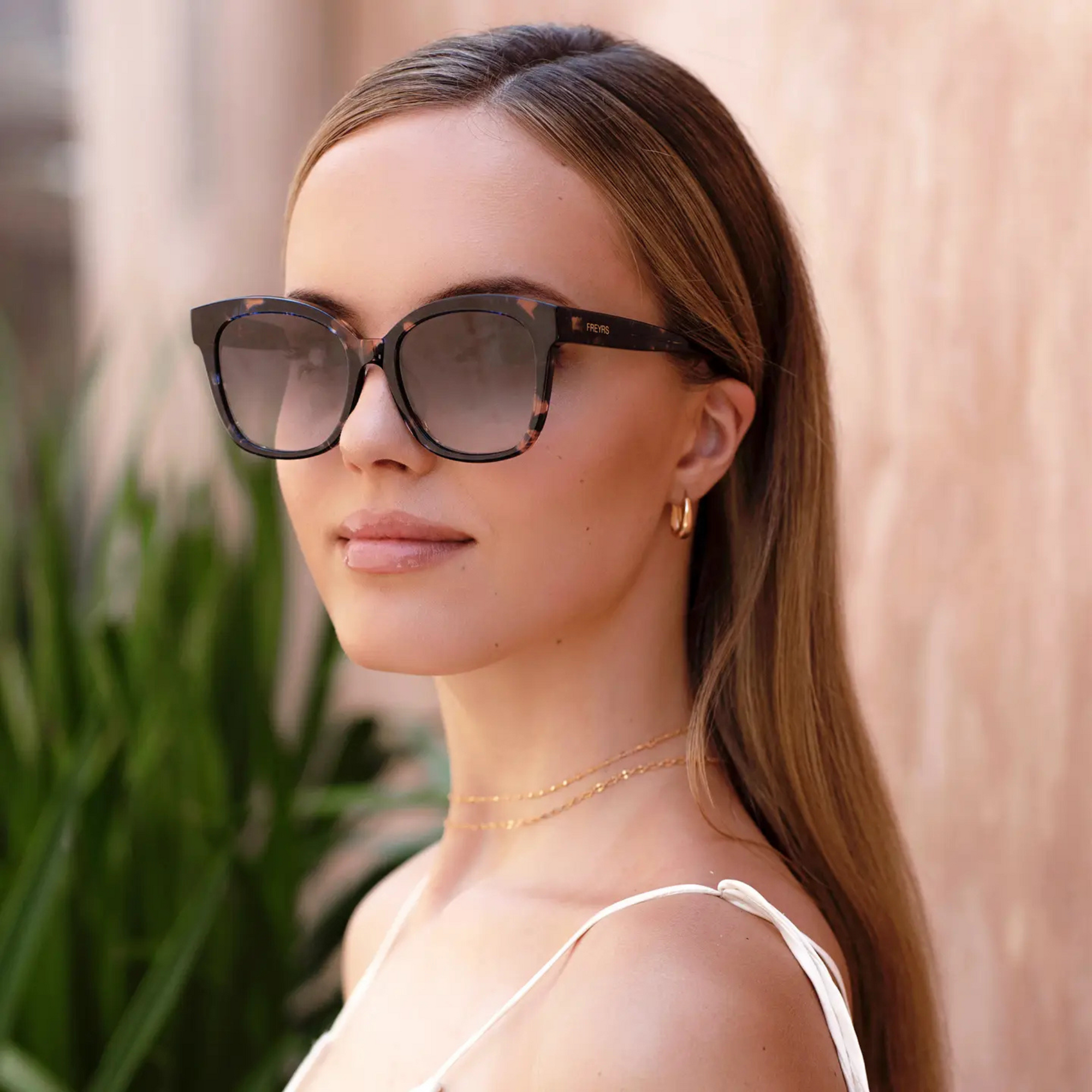 Amber Cat Eye Sunglasses