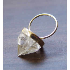 Pyramid Apophyllite Ring  6 1/2