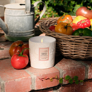 Tomato Trellis Ceramic Candle