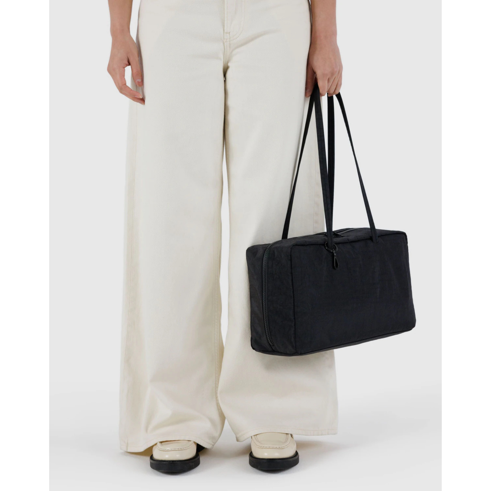 Medium Nylon Bowler Bag