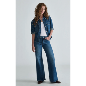 Grace Mid Brushed Classic Denim