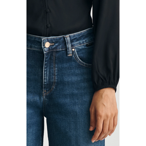 Paloma Mid Rise Jeans | Dark Brushed Gold Premium