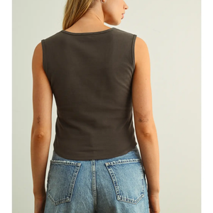 Square Neck Sleeveless Top
