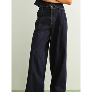 Indigo Wide Leg Denim Pants