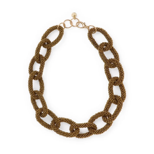 Jenna Chain Link Beaded Necklace