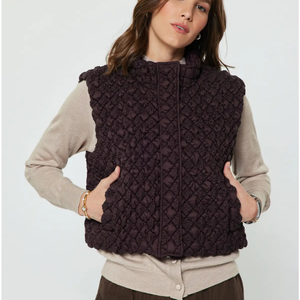 Diamond Quilted Puffer Vest