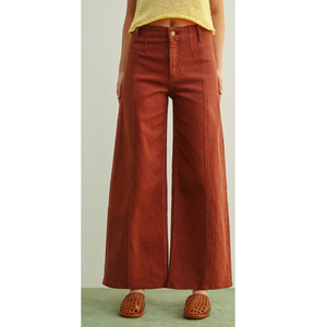 Washed Stretch Pants