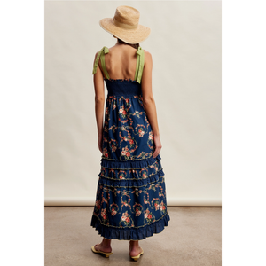 Floral Smocked Tiered Maxi Dress