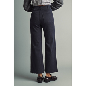 Straight Wide Leg Pants With Front Pocket