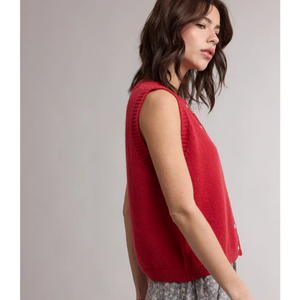 Sleeveless Sweater Cardigan Vest