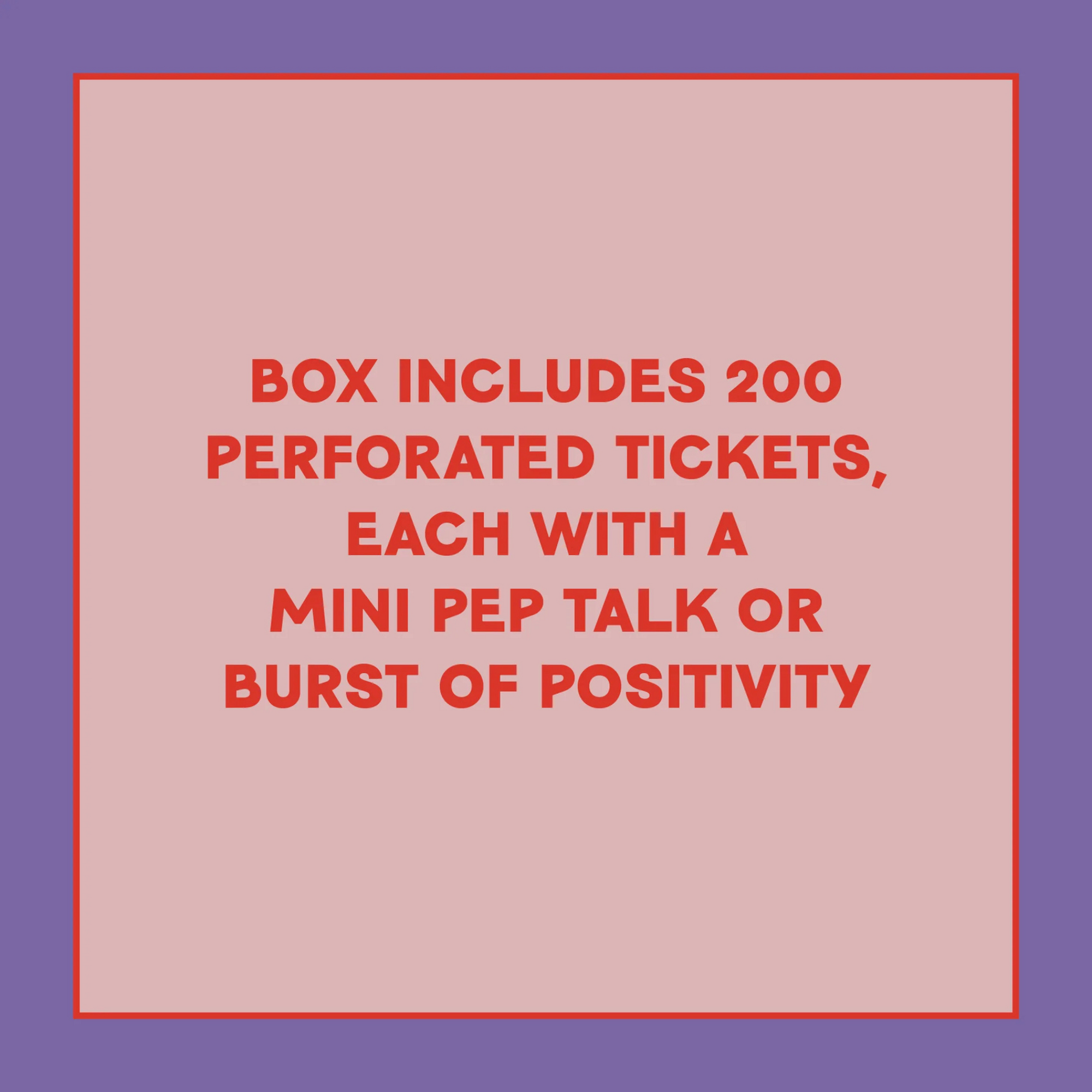 Take a Ticket Affirmations