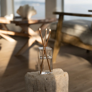 Square Vase Candle Holder