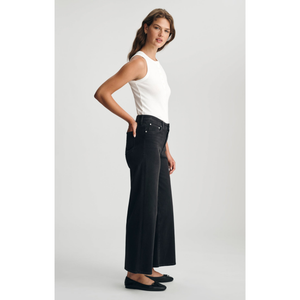 Paloma Mid Rise Dark Smoke Denim
