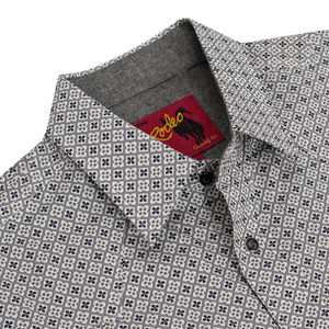 Men's Western Pearl Snap Print Shirt