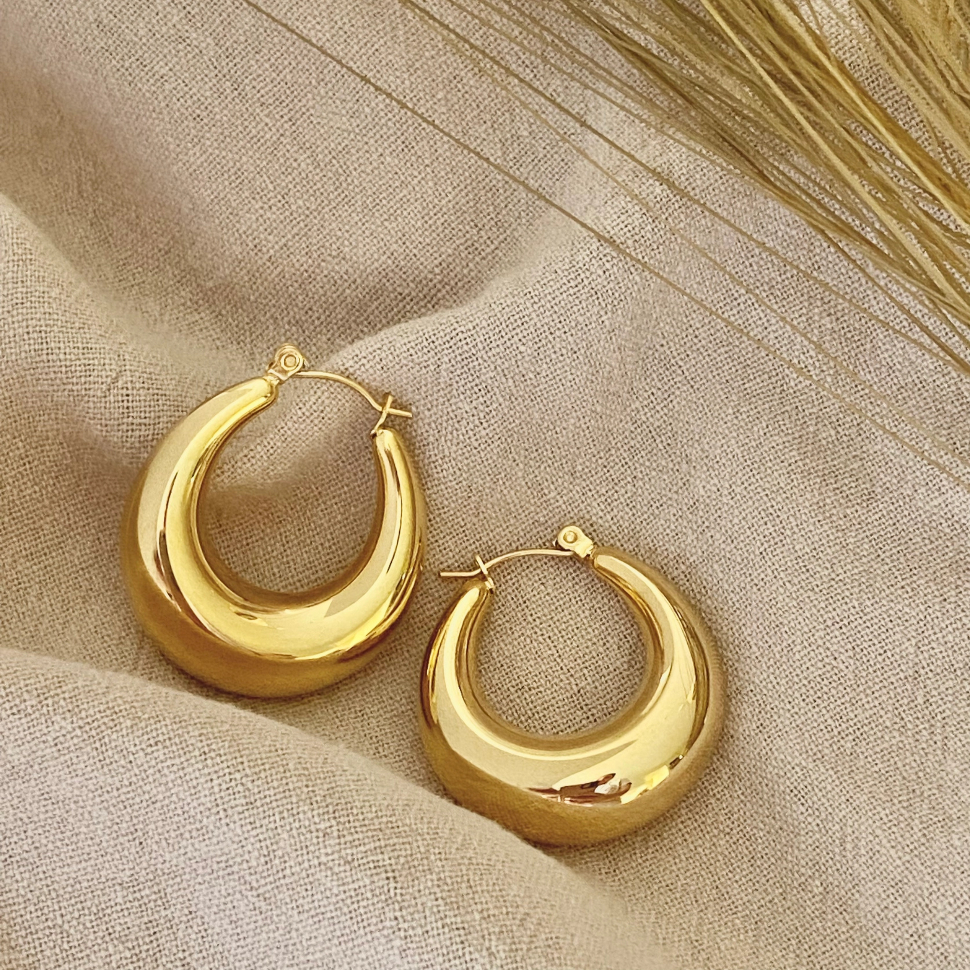 Chubby Oval Hoops