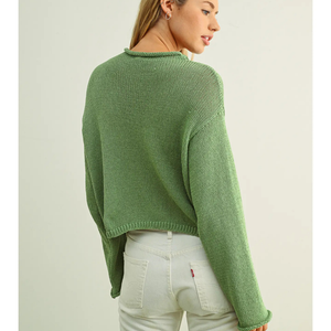 Light Weight Matcha Cardigan