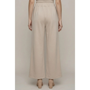 Pleated Wide Leg Pant