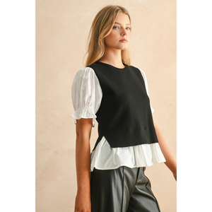 Sweater Blouse Combo