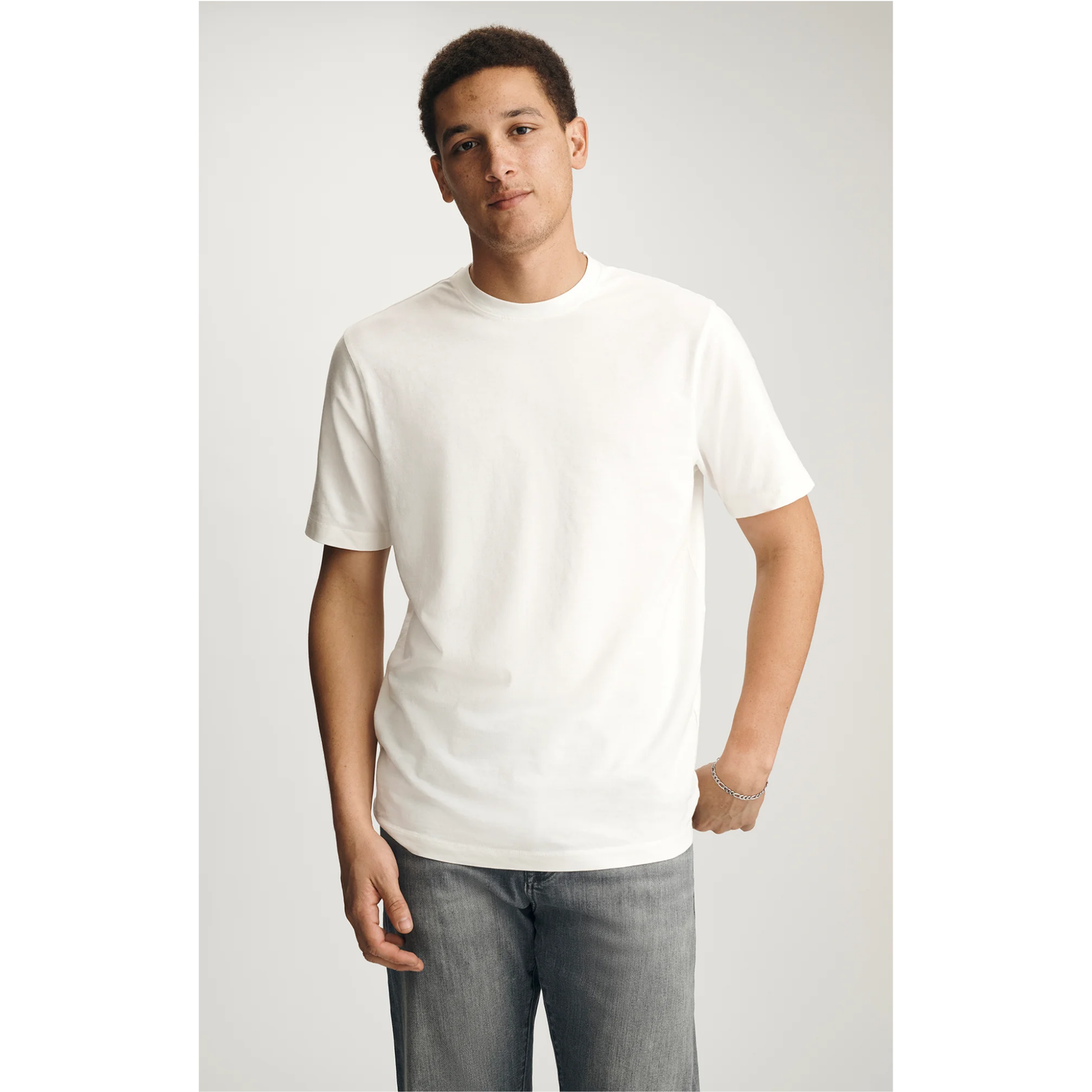 Short Sleeve Tee in White