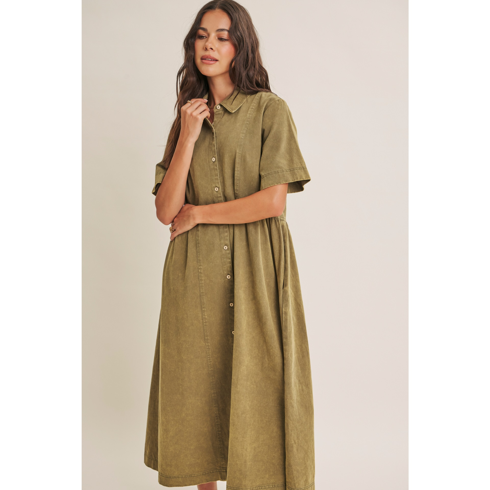 Heritage Mineral Midi Dress