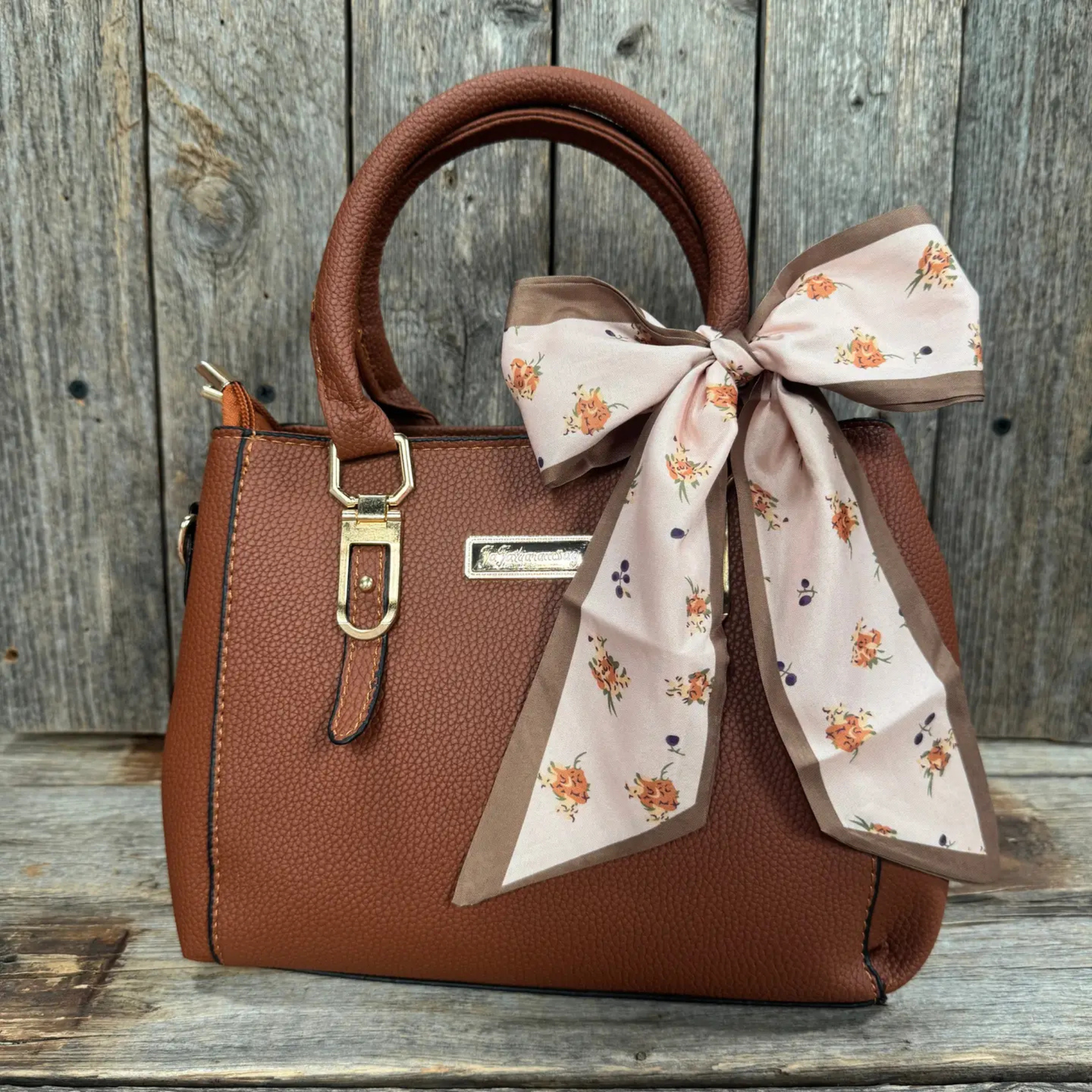 Pink and Tan Western Skinny Cowgirl Necktie