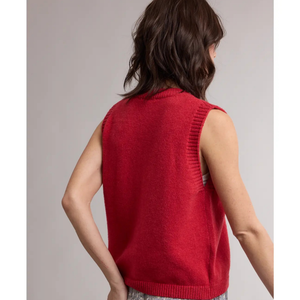 Sleeveless Sweater Cardigan Vest