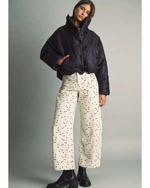 Quilted Nylon Puffer Jacket
