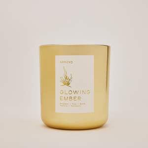 Arroyo Gold Glass Candle 13 oz