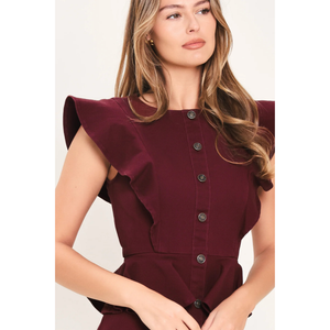 Ruffle Reverence Midi Dress