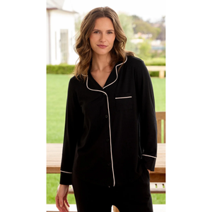 Pima Knit Long-Sleeved Pajama