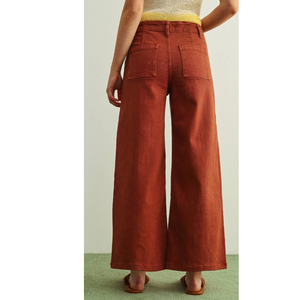 Washed Stretch Pants