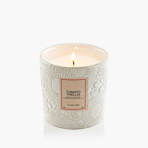 Tomato Trellis Ceramic Candle