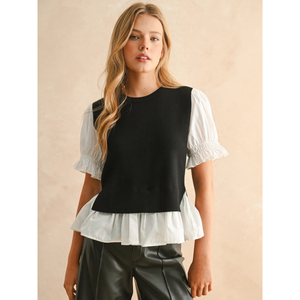 Sweater Blouse Combo