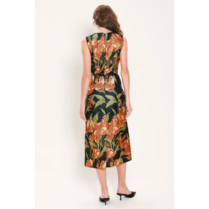 Starry Nor Black Metallic Column dress