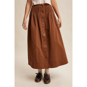 Front Pleated Waist Maxi
