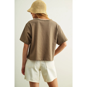 Short Sleeve Linen Top