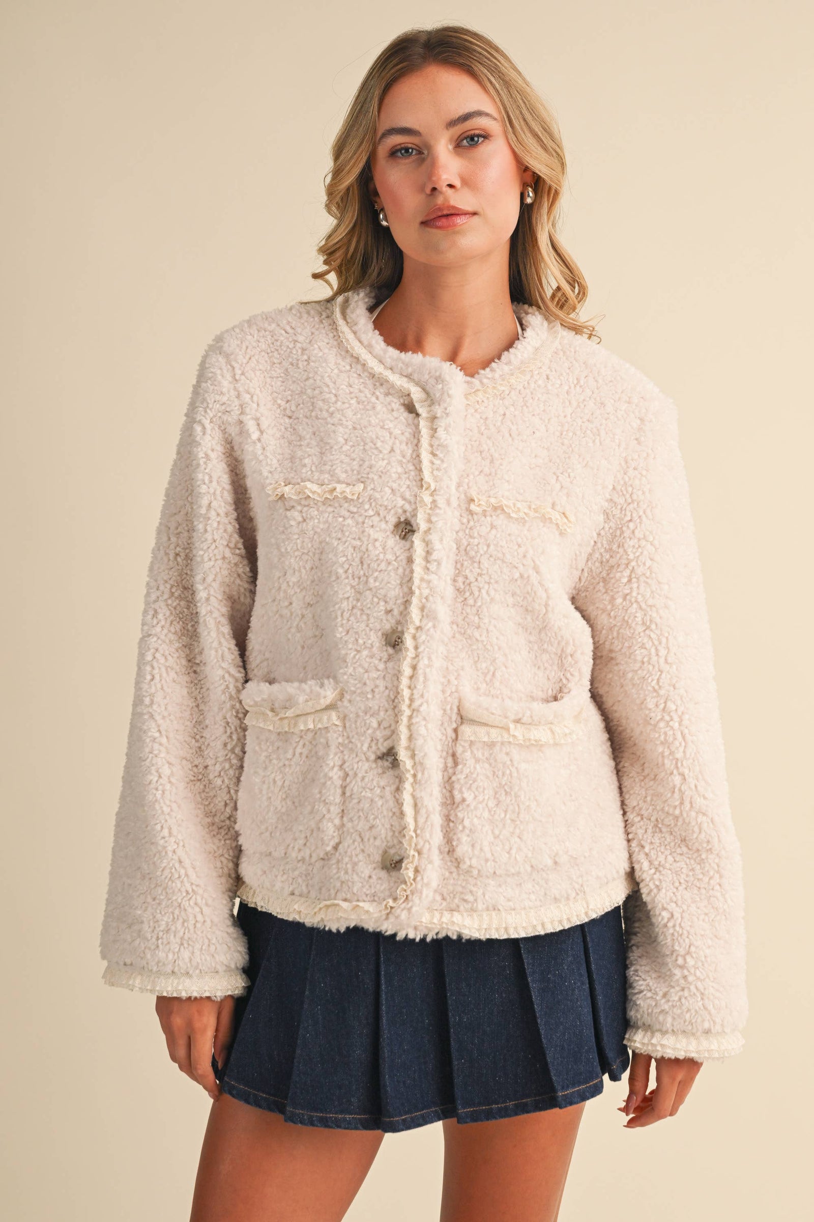 Boucle Sherpa Jacket
