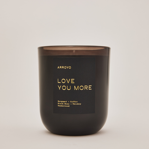 Arroyo Black Glass Candle 10 oz