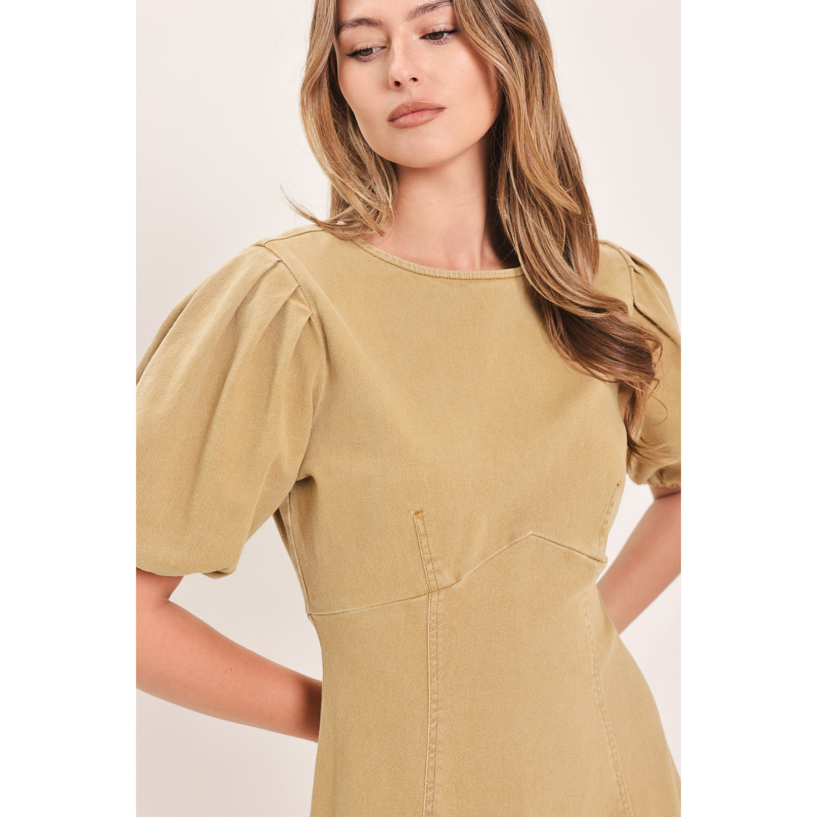 Ochre Cottage Poise Woven Midi Dress