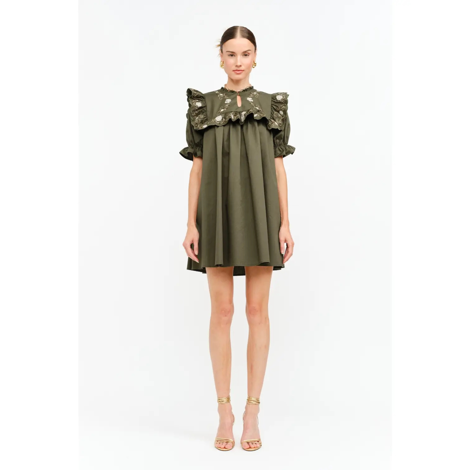Sera Olive Dress