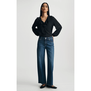 Paloma Mid Rise Jeans | Dark Brushed Gold Premium