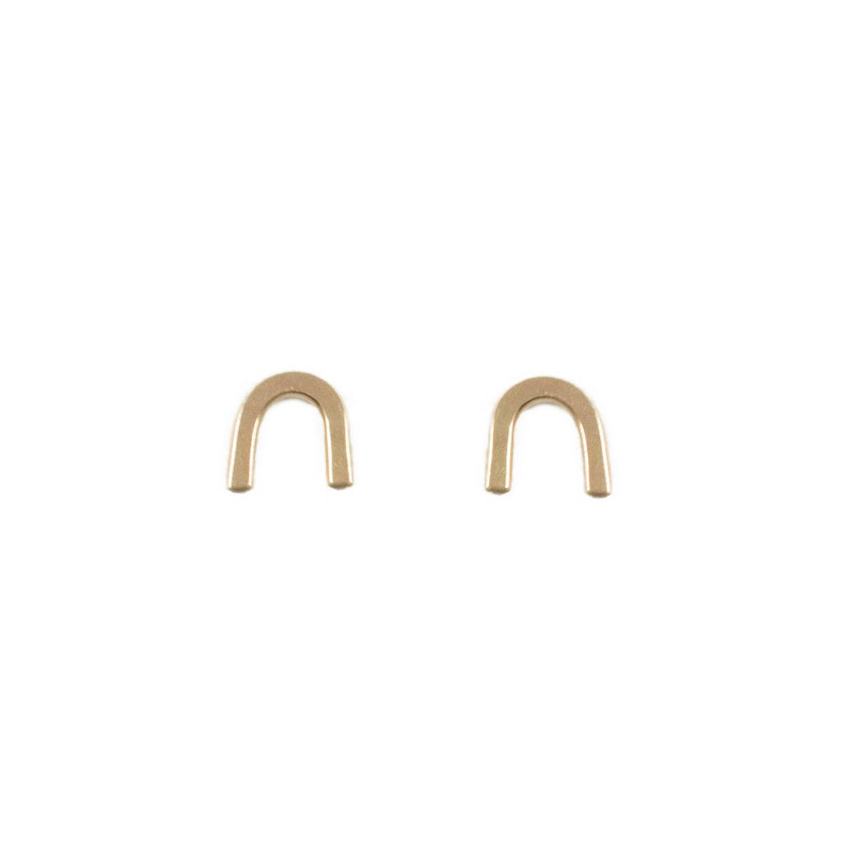 Arch Stud Earrings in Gold-Filled